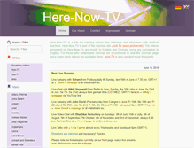 Tablet Screenshot of here-now-tv.com